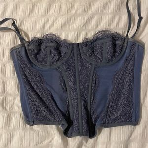 Urban outfitters blue corset top. Small